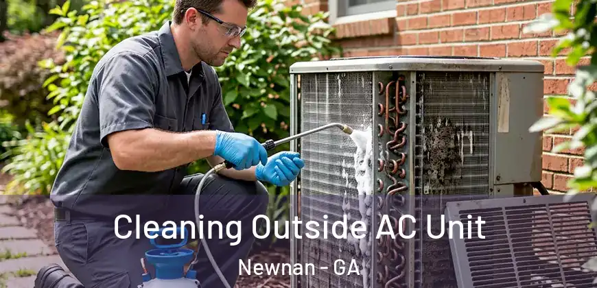  Cleaning Outside AC Unit Newnan - GA