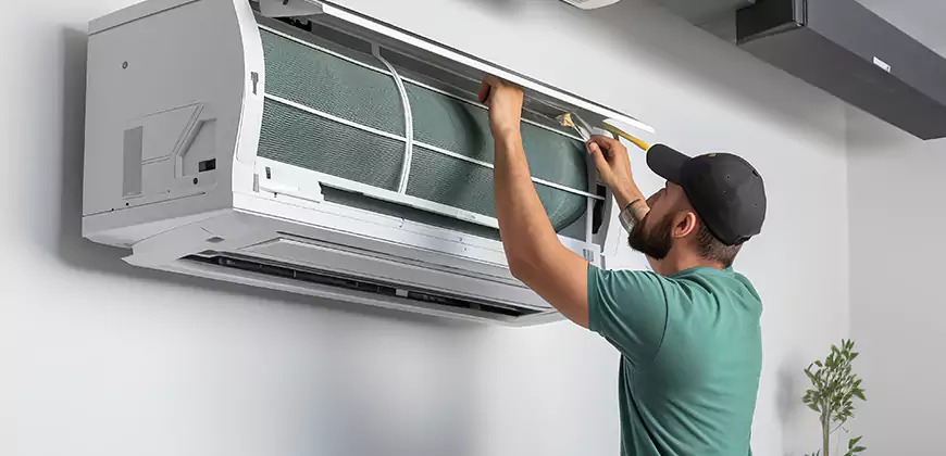Bathroom and Small Space Ductless Installation in Newnan
