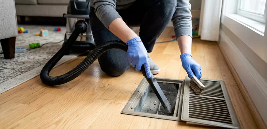 Ducted Heating Filter Cleaning in Newnan